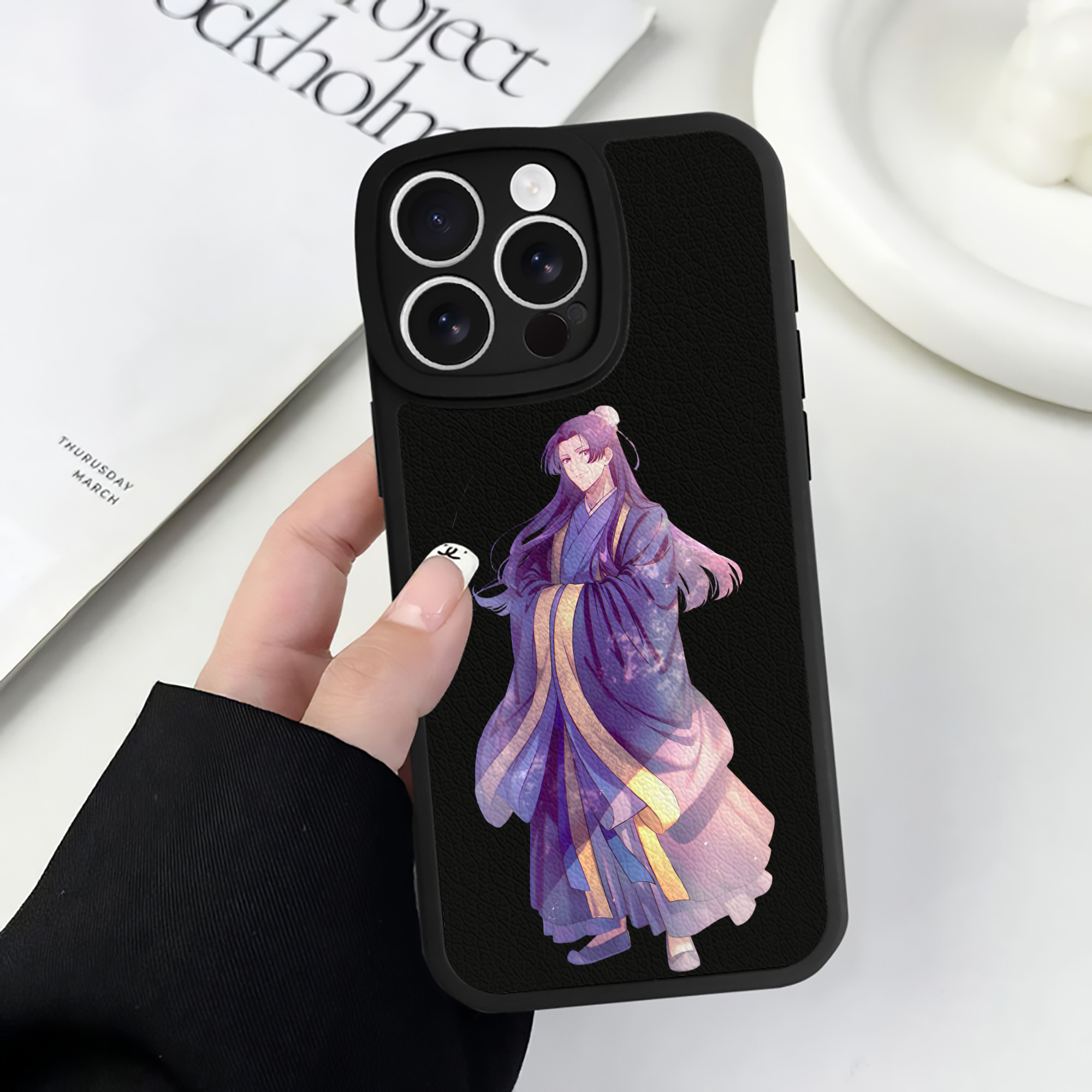 薬屋のひとりごと The Apothecary Diaries 【iPhone 16シリーズ対応】シリコンスマホケース（レザー調） 材質：シリコン